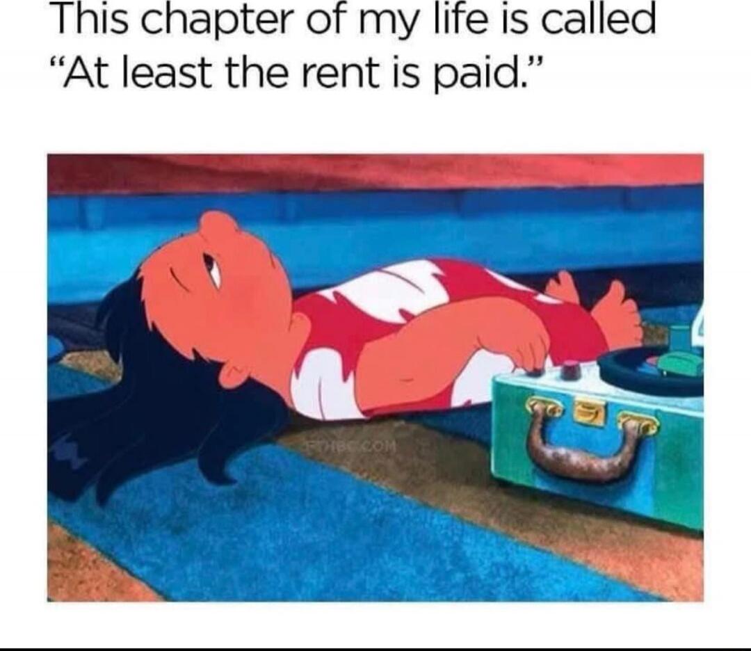 This chapter of my life is called 