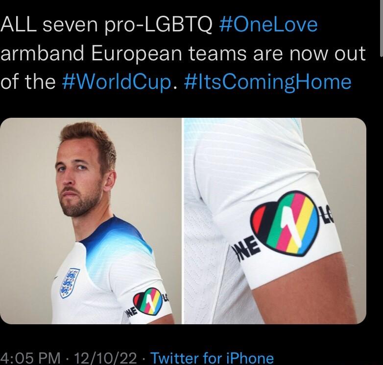 ALL seven pro LGBTQ armband European teams are now out of the