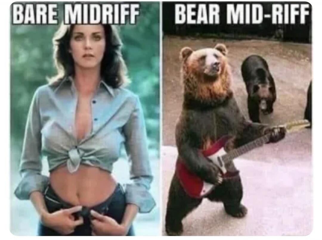 BARE MIDRIFF BEAR MID-RIFF