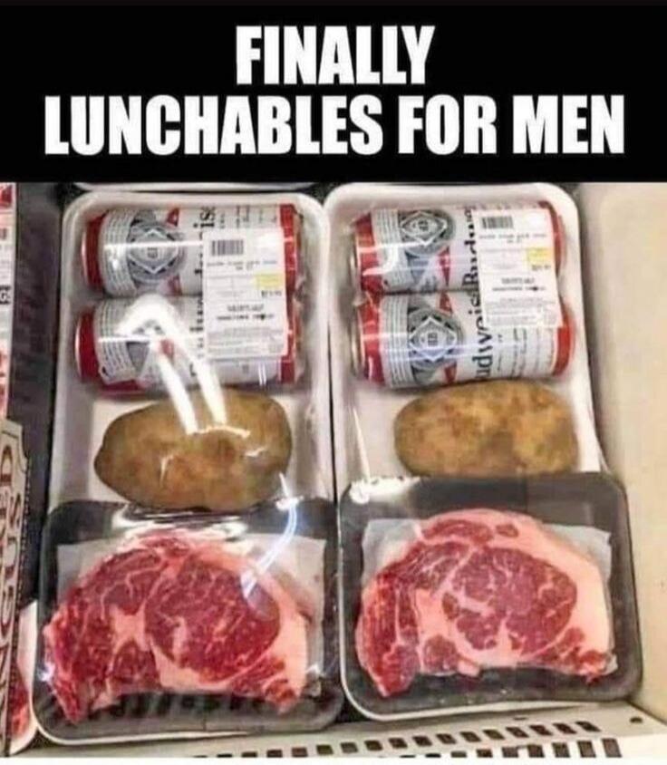 FINALLY LUNCHABLES FOR MEN