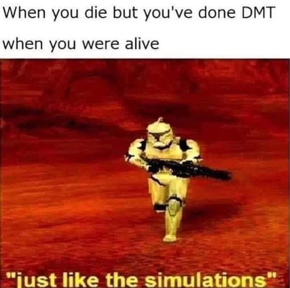 When you die but youve done D when you were alive ust like the simulations