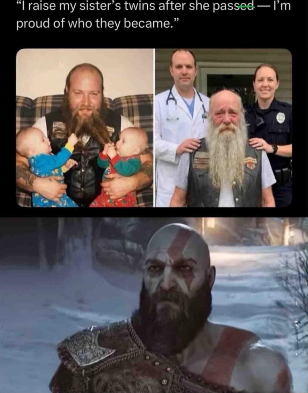 I raise my sister's twins after she pass— I'm proud of who they became.