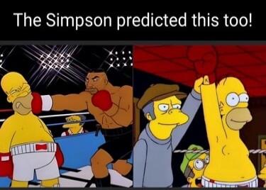 The Simpson predicted this too