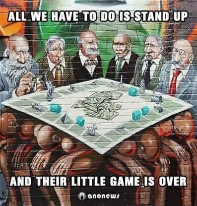 ALL WE HAVE TO DO IS STAND UP AND THEIR LITTLE GAME IS OVER