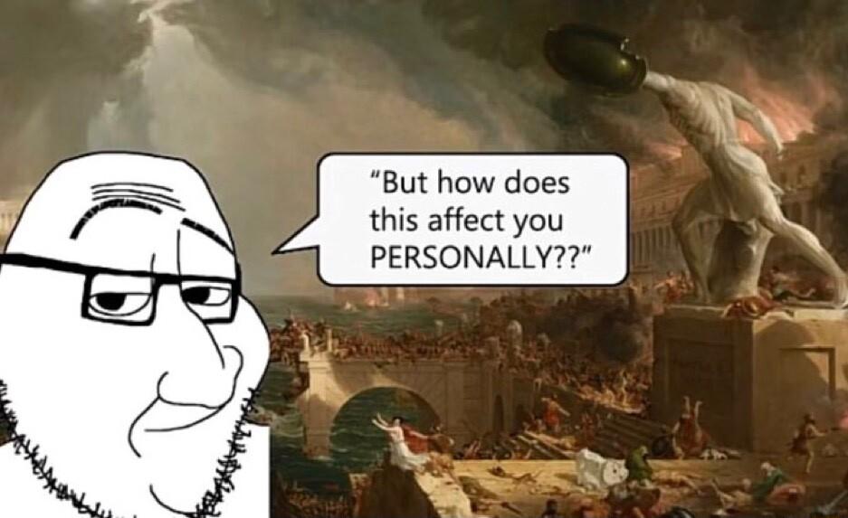 But how does this affect you PERSONALLY