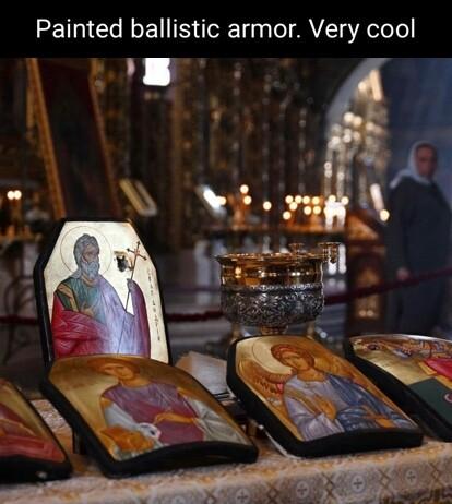 Painted ballistic armor Very cool