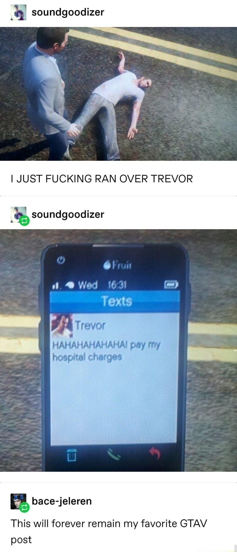 h soundgoodizer u bace jeleren This will forever remain my favorite GTAV post