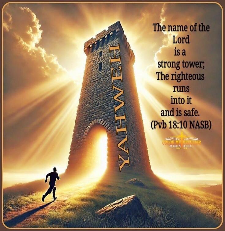 YAHWEH The name of the Lord is a strong tower; The righteous runs into it and is safe. (Pvb 18:10 NASB) COLOR ME REGULAR MINIS KIES DEPT 14:5
