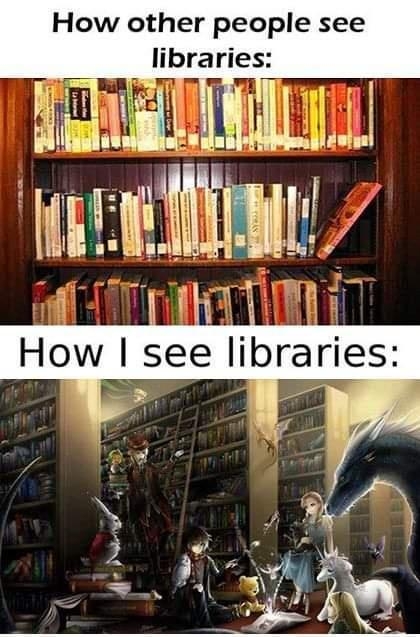 How other people see libraries J T l braries