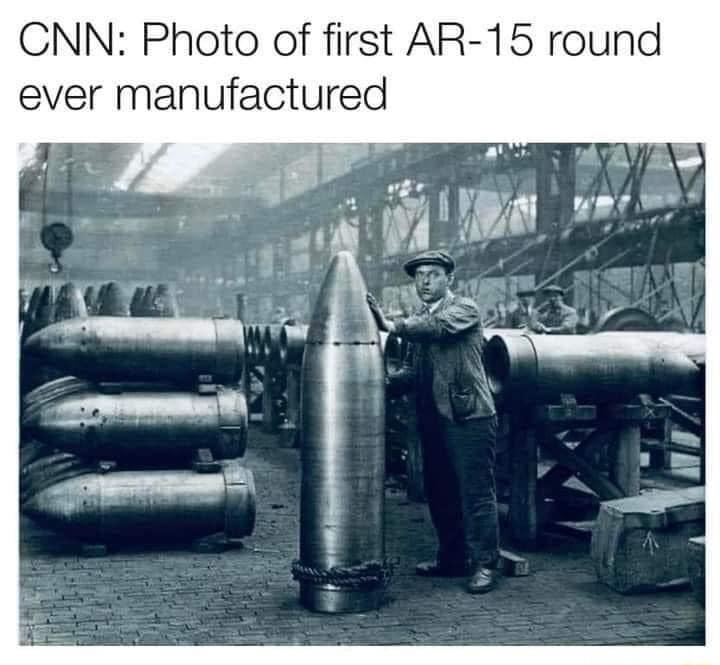 CNN Photo of first AR 15 round ever manufactured