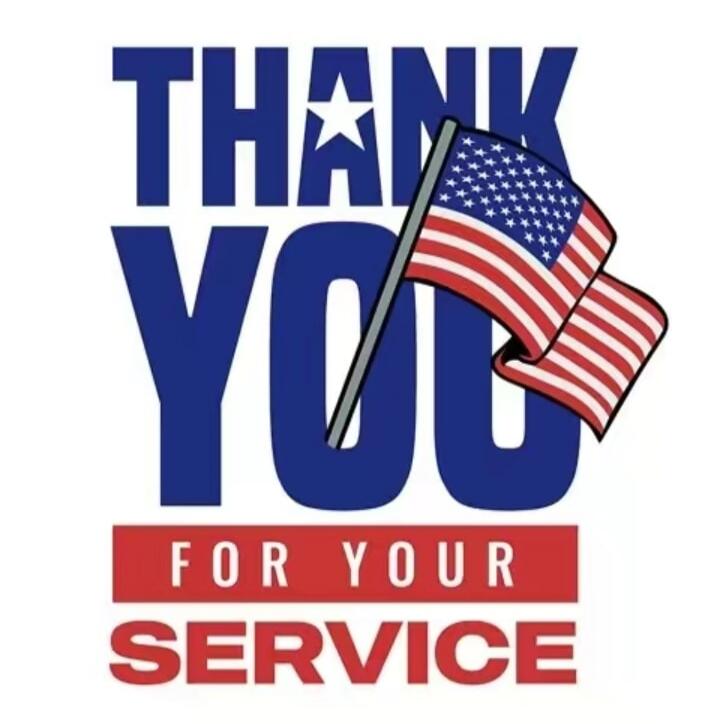 THANK YOU FOR YOUR SERVICE