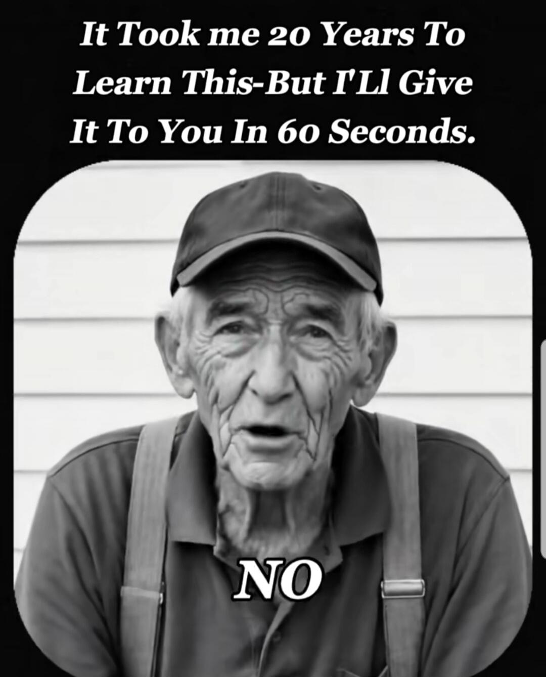 It Took me 20 Years To Learn This-But I'll Give It To You In 60 Seconds. NO