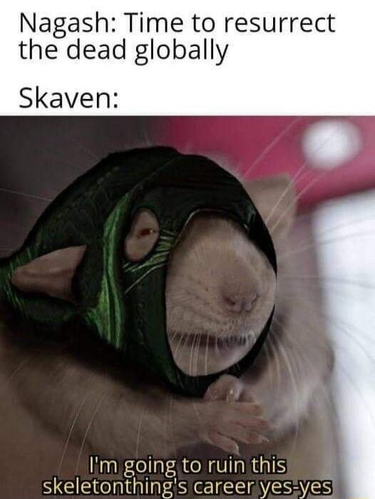Nagash Time to resurrect the dead globally Skaven v l ACN VRIS SRR E LS AEES