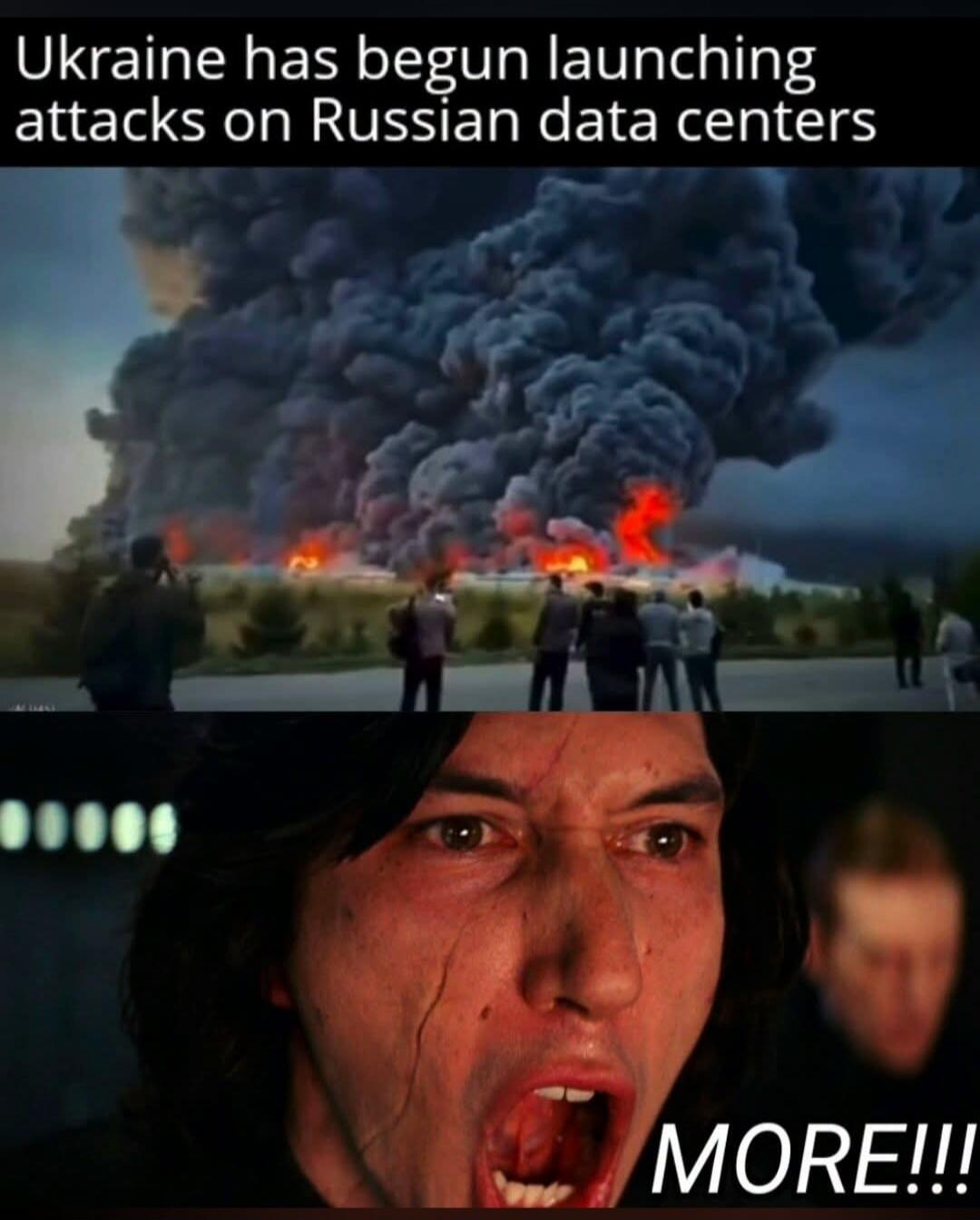 Ukraine has begun launching attacks on Russian data centers MORE!!!
