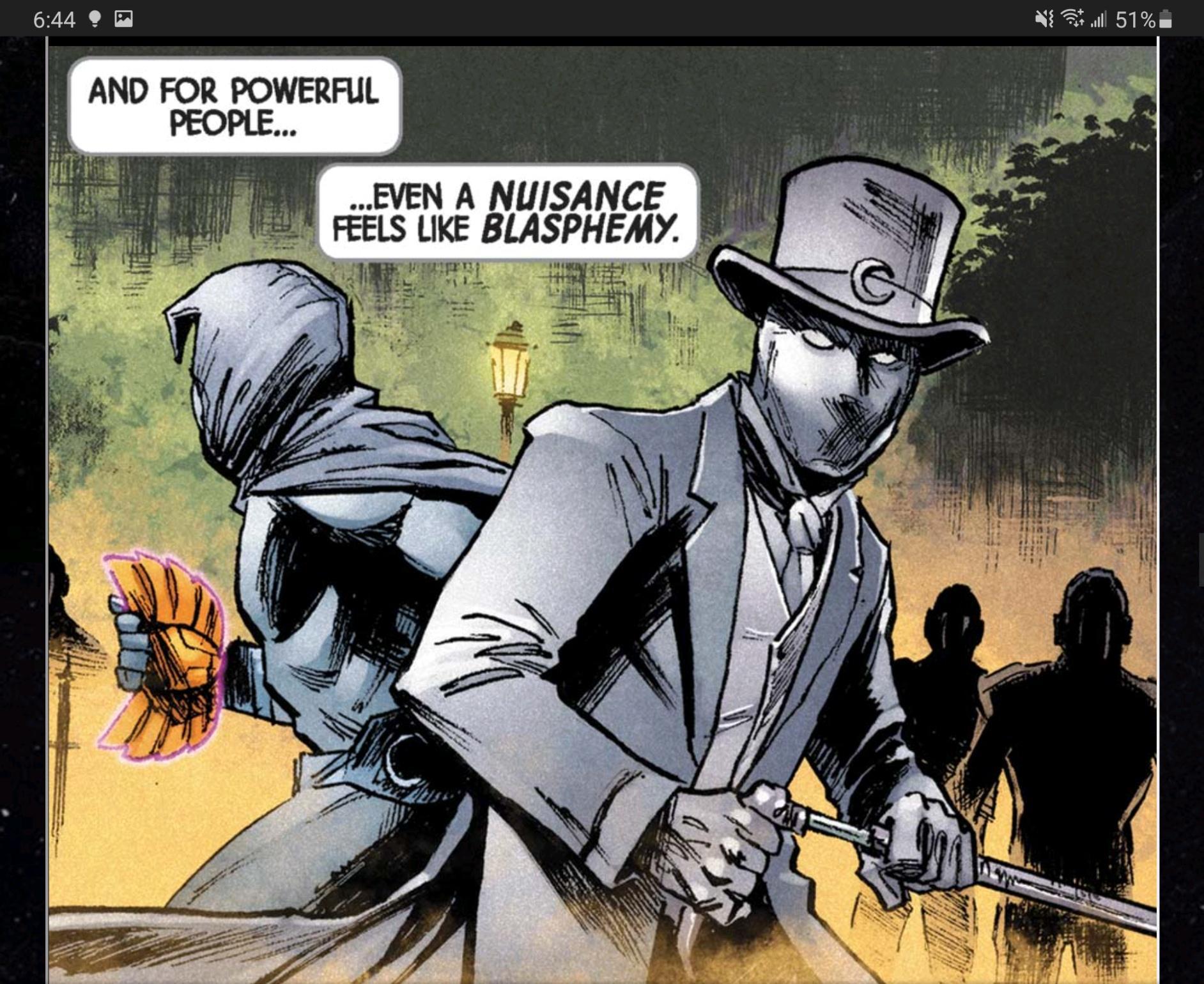 644 4 N Rl 51m AND FOR POWERFUL EVEN A NUISANCE FEELS LIKE BLASPHEM