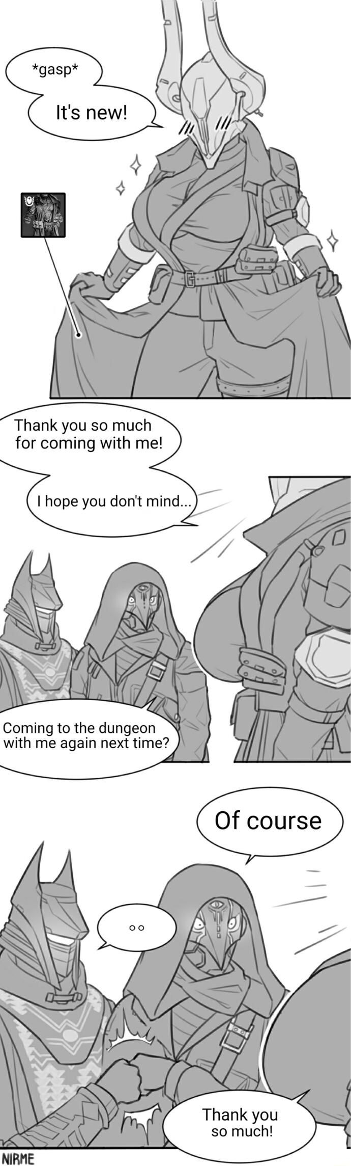 Thank you so much for coming with me hope you dont mind Coming to the dungeon with me again next time Thank you so much