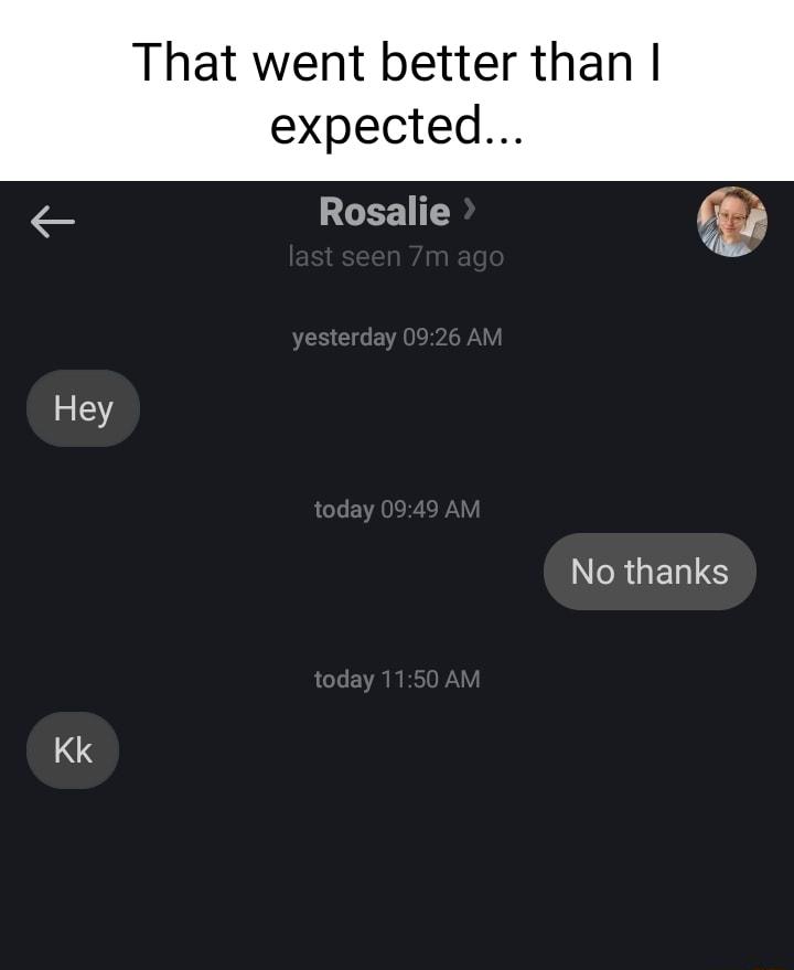 That went better than expected Rosalie Hey NRGEWS Kk