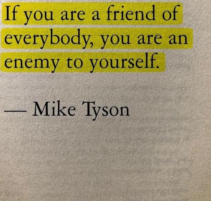 If you are a friend of everybody, you are an enemy to yourself. — Mike Tyson
Session ID: 1014150.