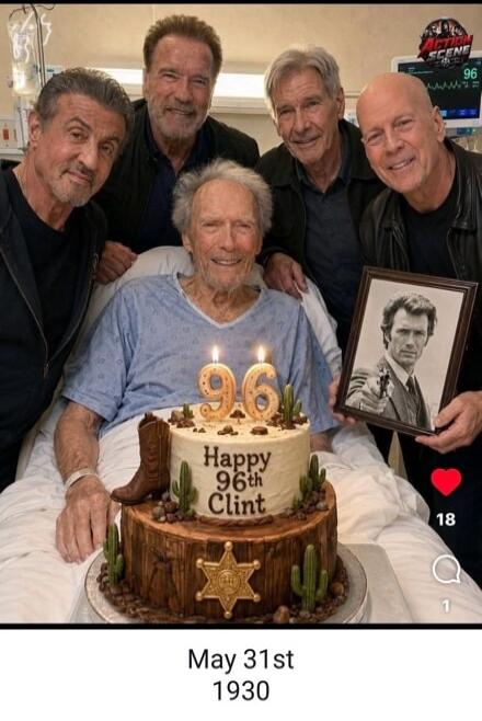 Happy 96th Clint. May 31st 1930.