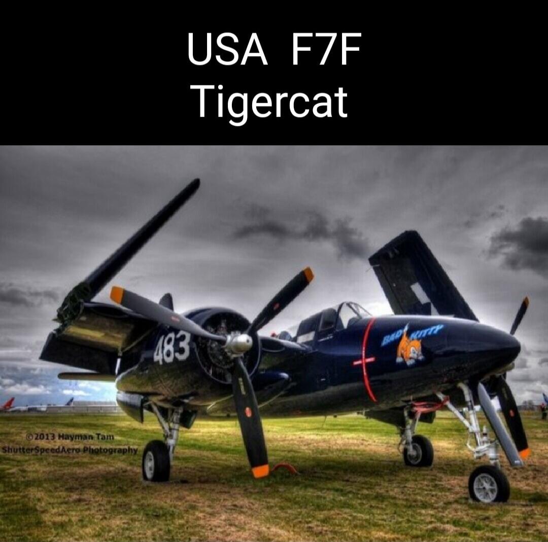 USA F7F Tigercat 483 BAD KITTY ©2013 Hayman Tam ShutterSpeedAero Photography