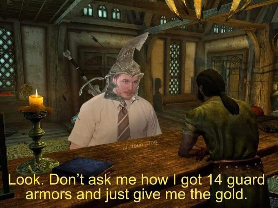 Look Dont askme h 14 guard armond just give me the gold