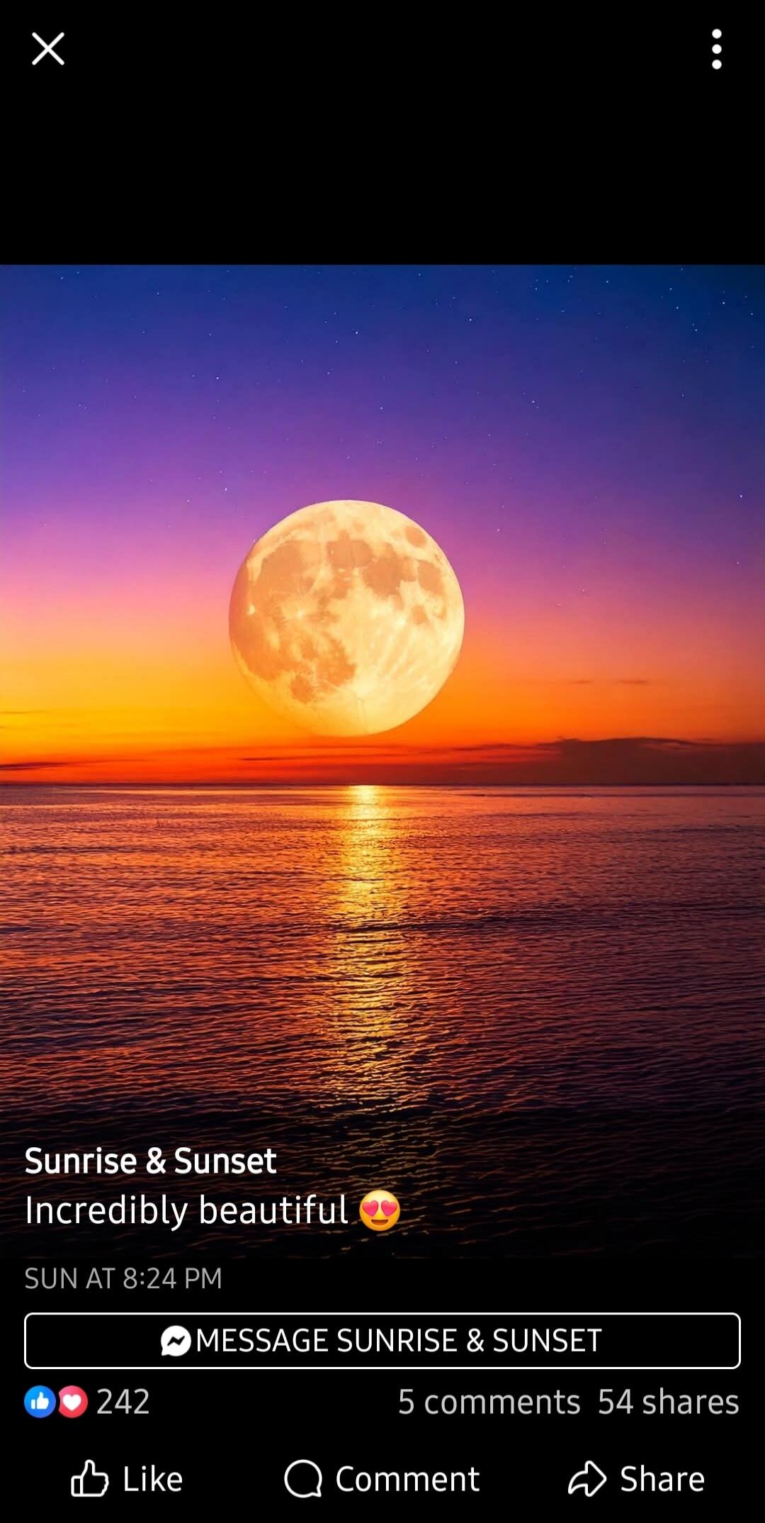 Sunrise & Sunset Incredibly beautiful
