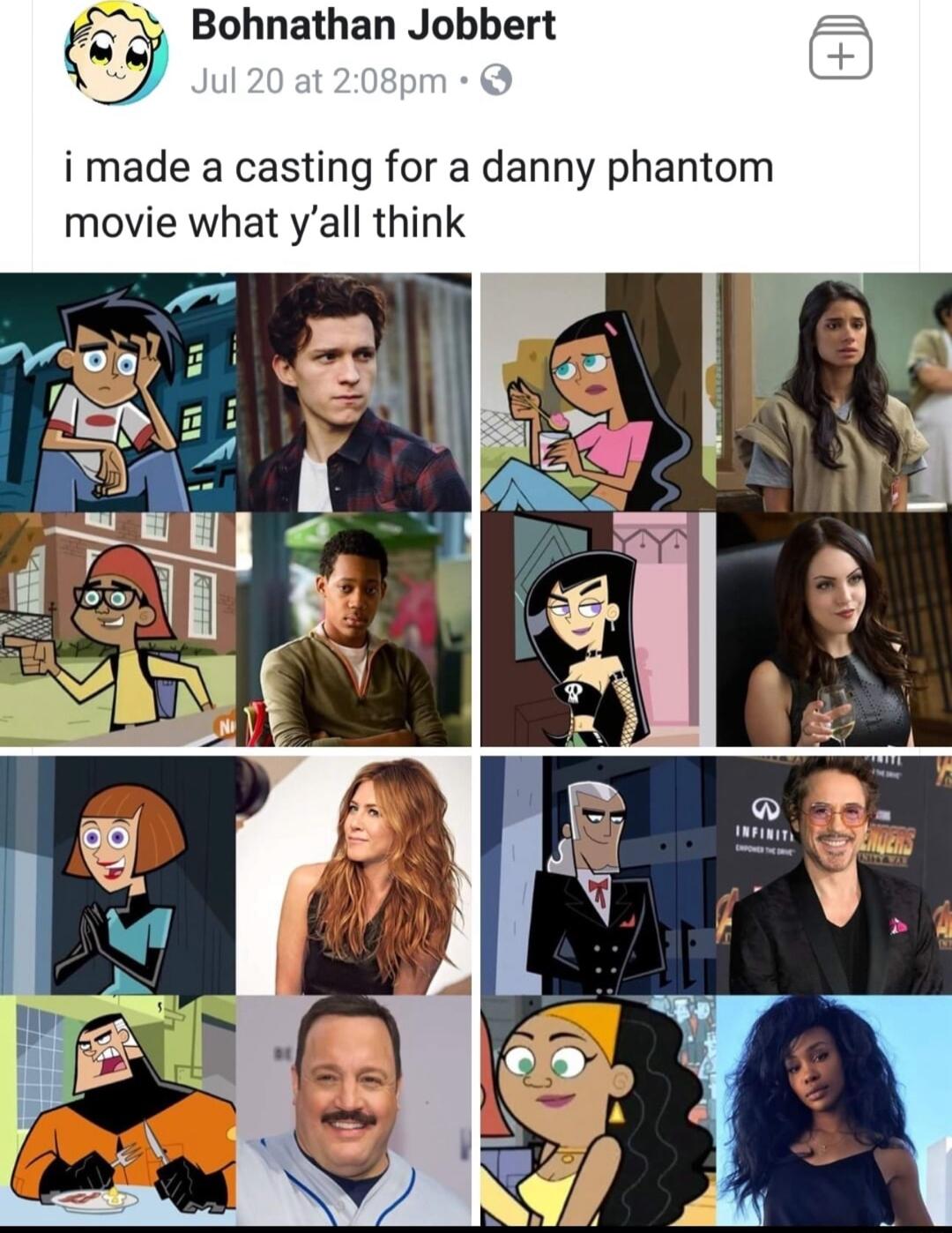 i made a casting for a danny phantom movie what yall think