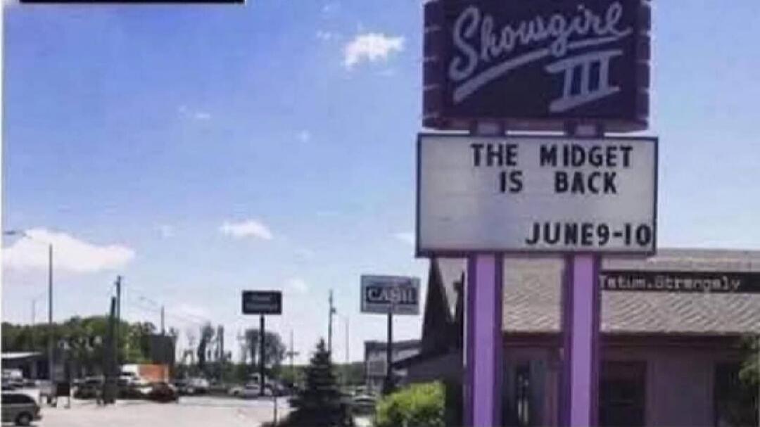 Showgirl III. The midget is back. June 9-10.