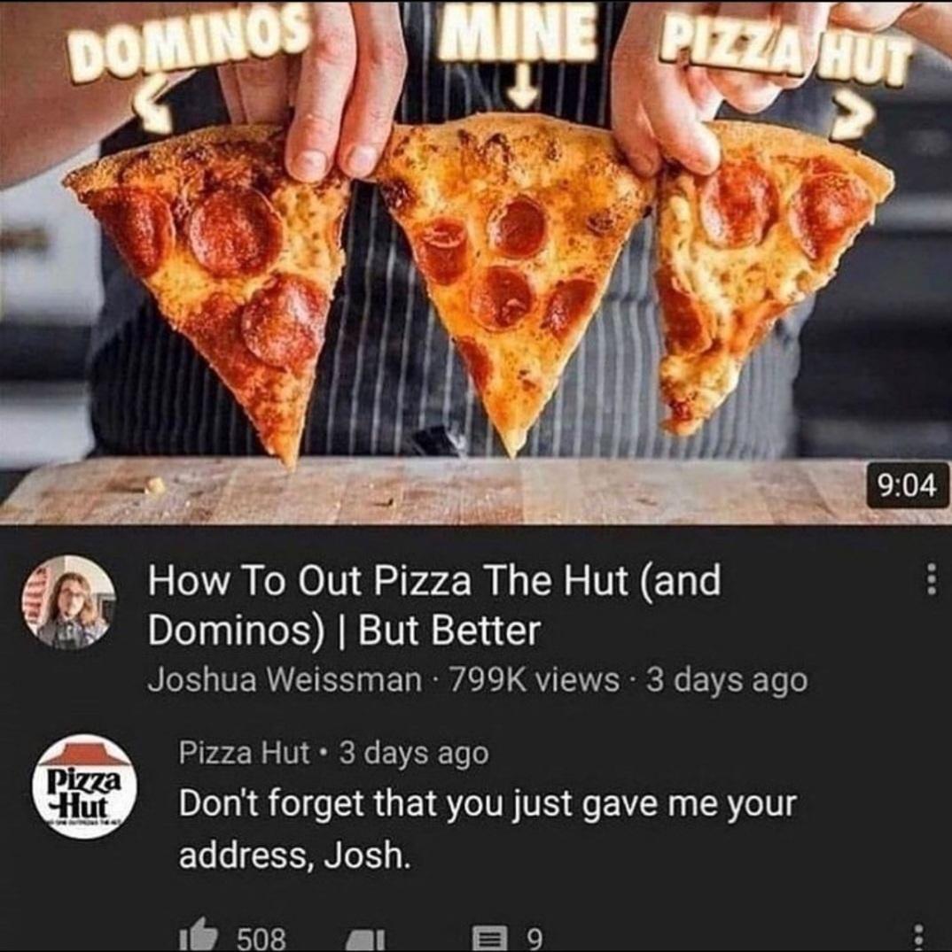 Wy i How To Out Pizza The Hut and Dominos But Better Joshua Weissman 799K views 3 days ago Pizza Hut 3 days ago Dont forget that you just gave me your FTo o N o B T Ry