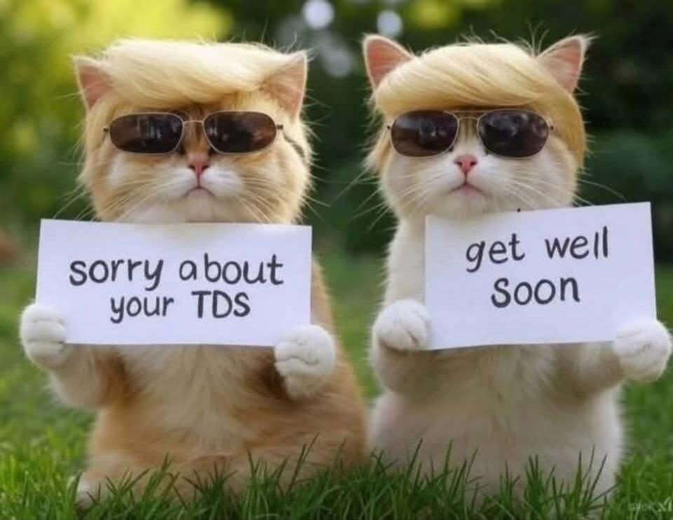 sorry about your TDS get well Soon