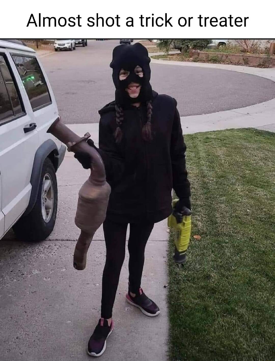 Almost shot a tric ater