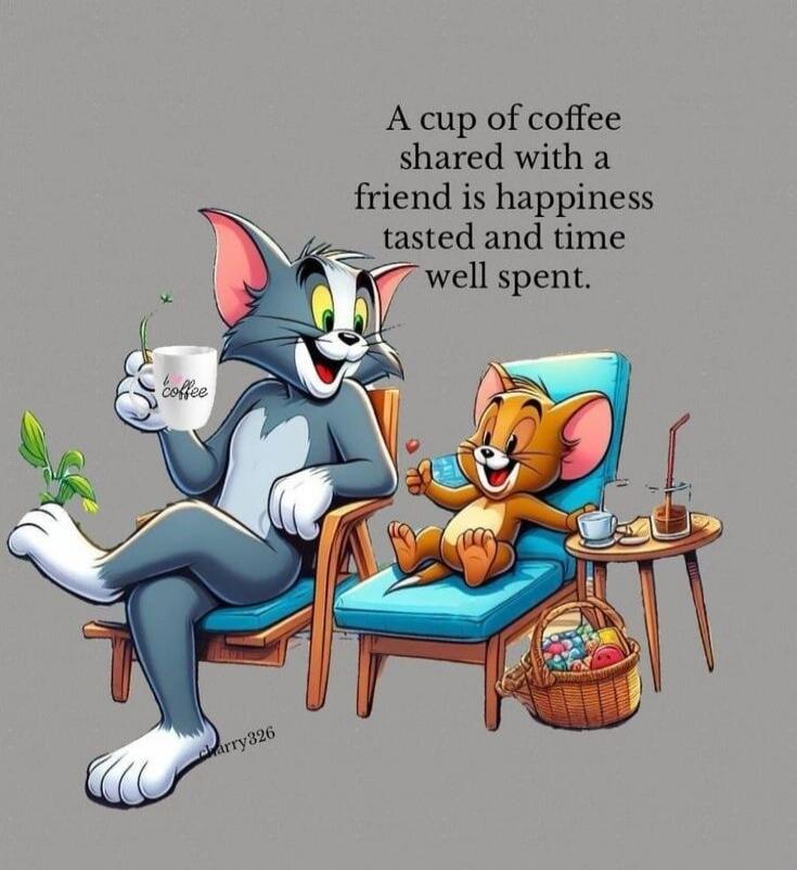 A cup of coffee shared with a friend is happiness tasted and time well spent. coffee