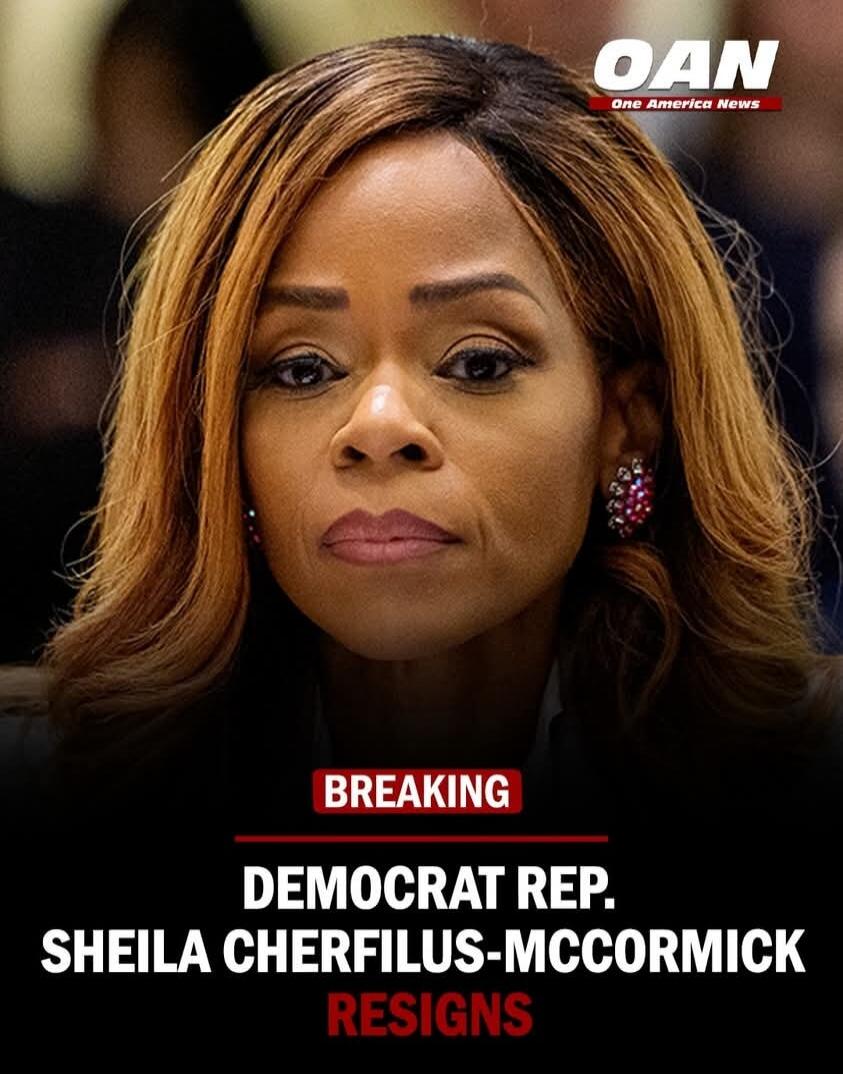 OAN One America News BREAKING DEMOCRAT REP. SHEILA CHERFILUS-MCCORMICK RESIGNS