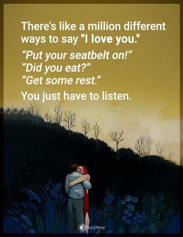 There's like a million different ways to say 