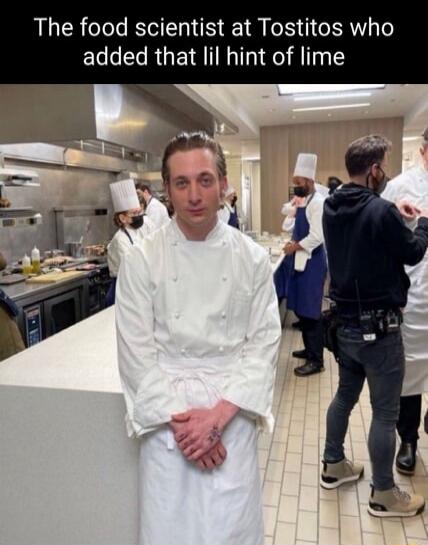 The food scientist at Tostitos who added that lil hint of lime