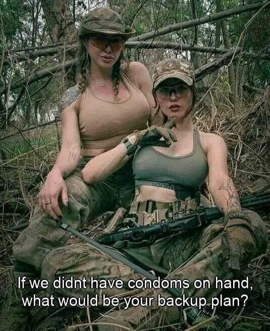 If we didn't have condoms on hand, what would be your backup plan?