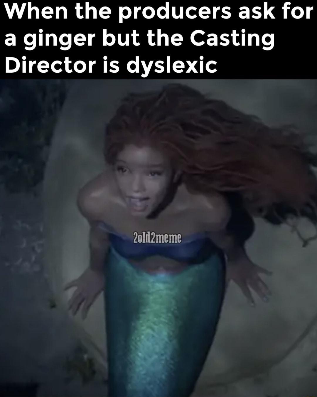 When the producers ask for a ginger but the Casting p1 T LT A R N Zoliimeme A4