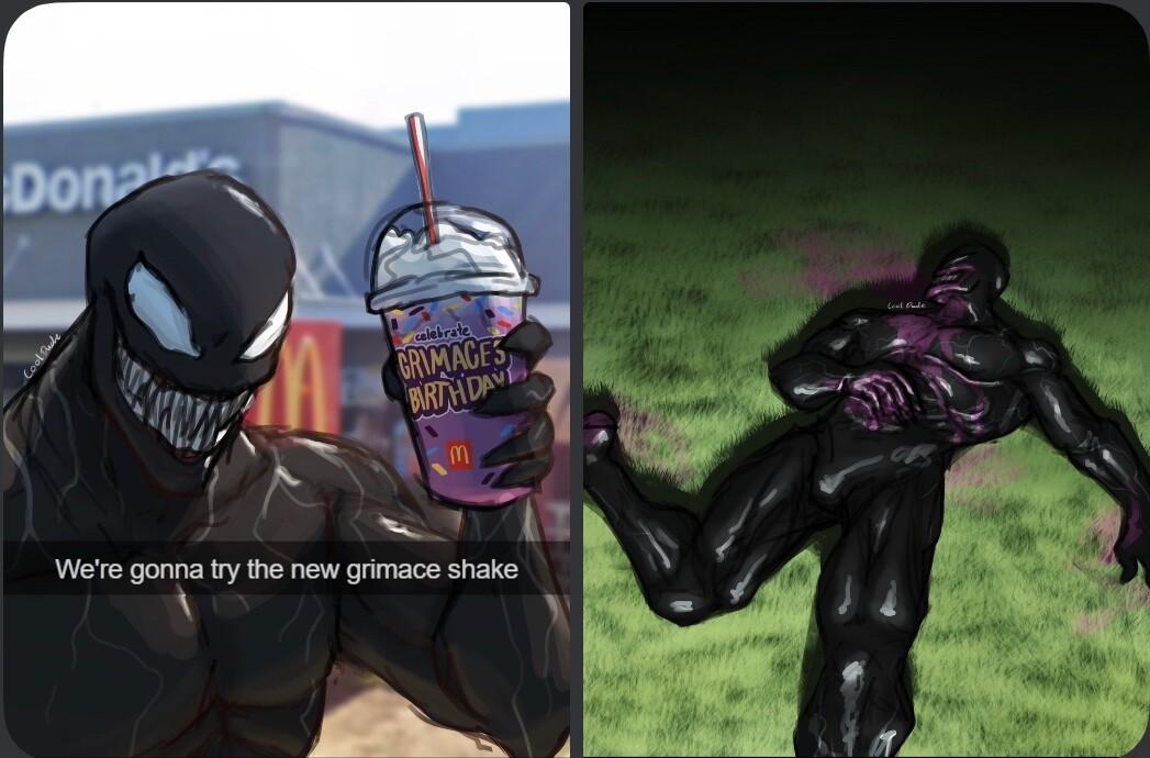 Wee gonna rythe new grimace shake