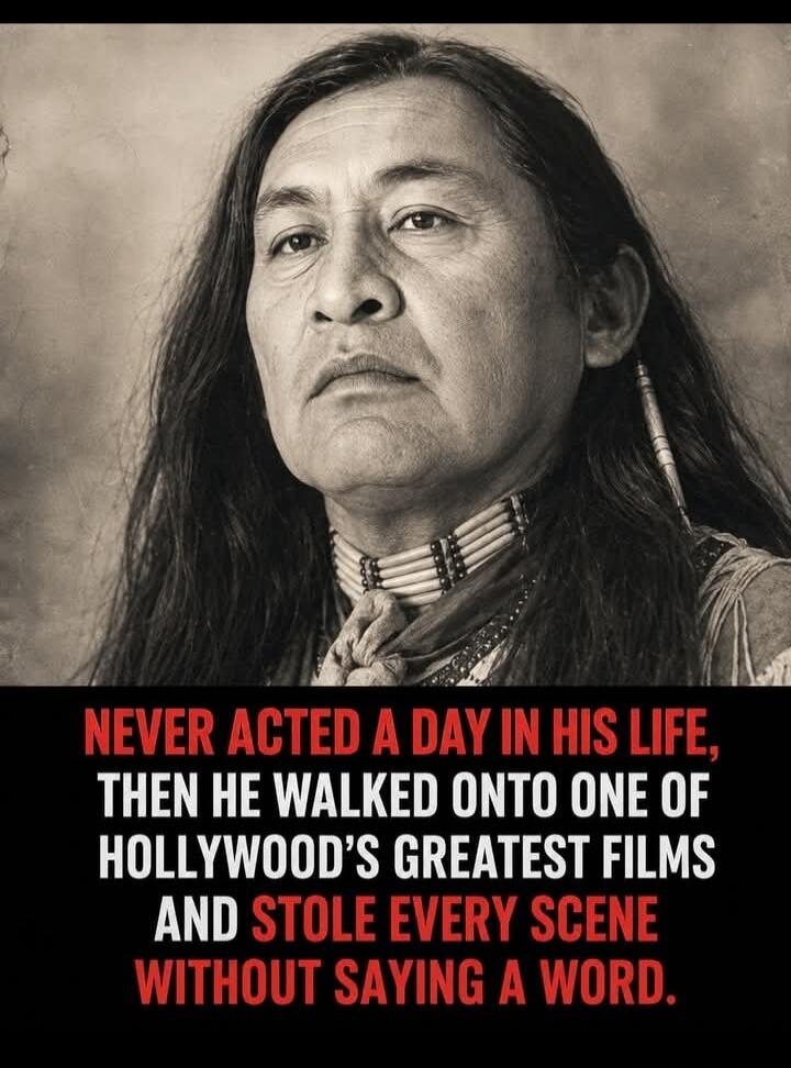 NEVER ACTED A DAY IN HIS LIFE, THEN HE WALKED ONTO ONE OF HOLLYWOOD'S GREATEST FILMS AND STOLE EVERY SCENE WITHOUT SAYING A WORD.