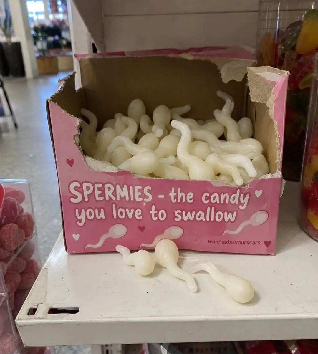 SPERMIES - the candy you love to swallow
