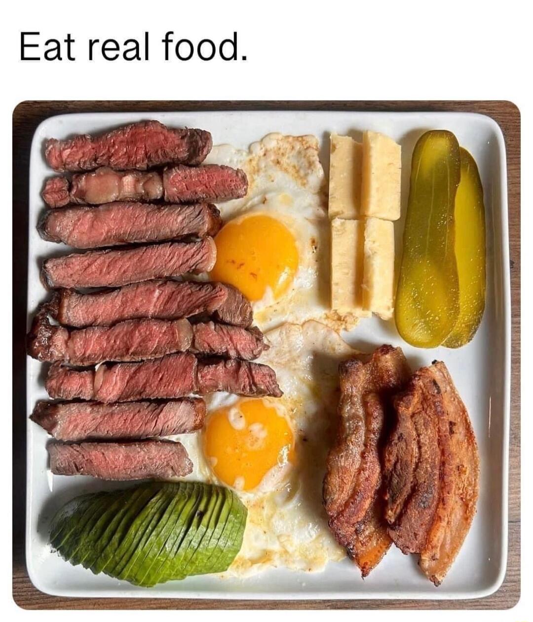 Eat real food