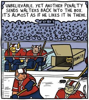 I UNBELIEVABLE YET ANOTHER PENALTY SENDS WALTERS BACK INTO THE BOX