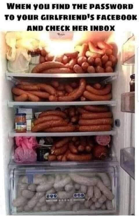 WHEN YOU FIND THE PASSWORD TO YOUR GIRLFRIEND'S FACEBOOK AND CHECK HER INBOX