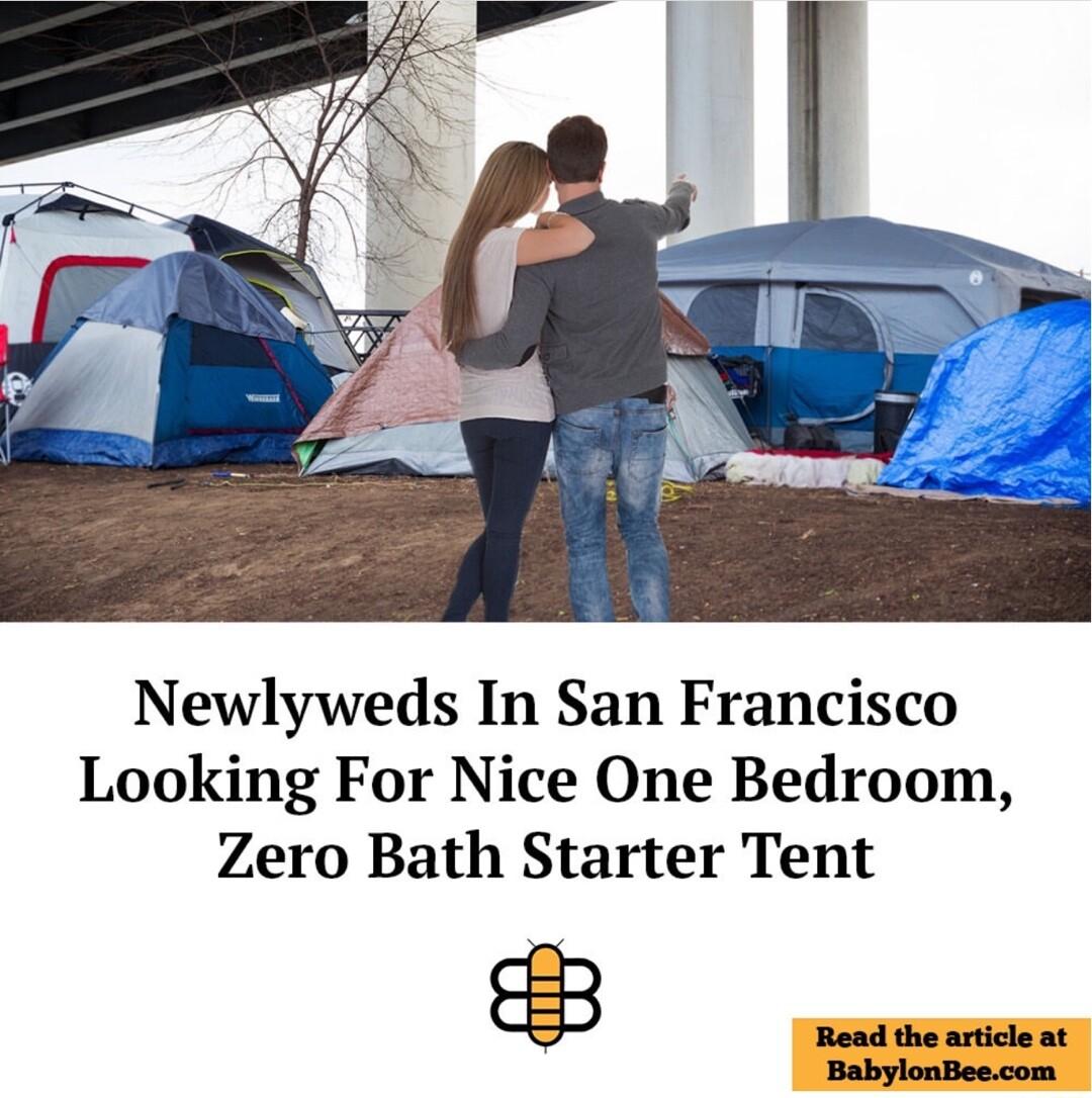 Newlyweds In San Francisco Looking For Nice One Bedroom Zero Bath Starter Tent a3_