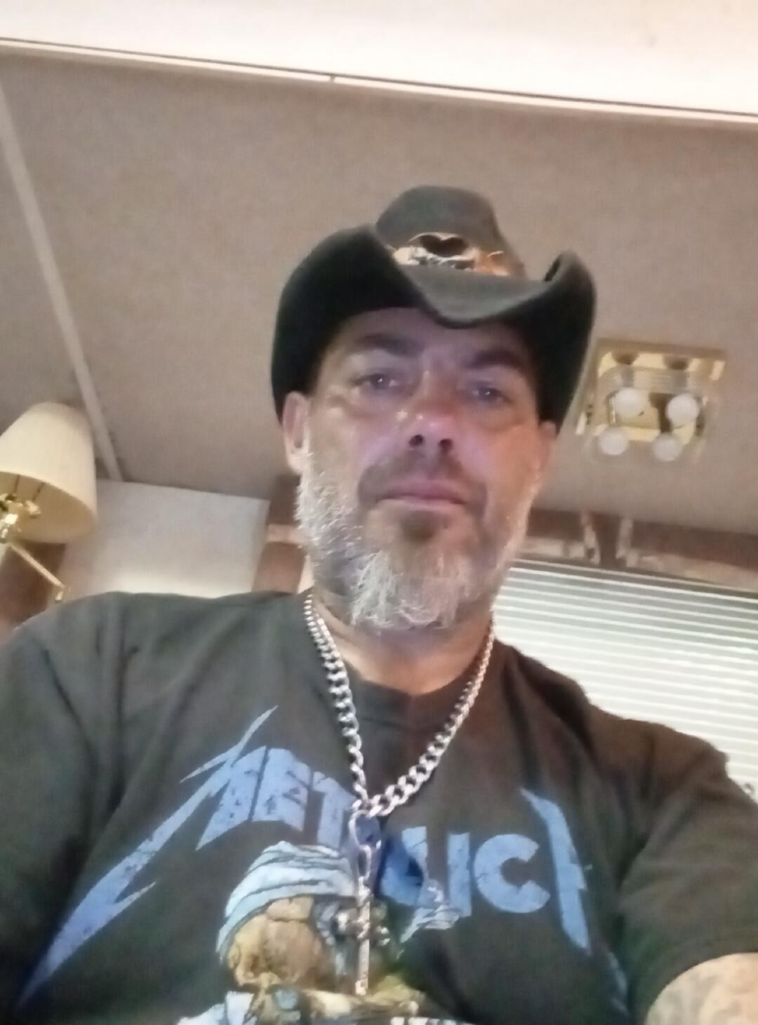Metallica logo on t-shirt