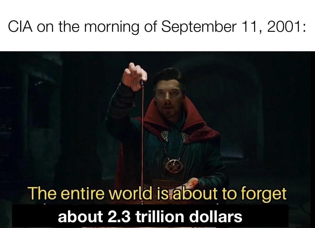 CIA on the morning of September 11 200 N The entire world isitut to forget LTI R g Ty e T8