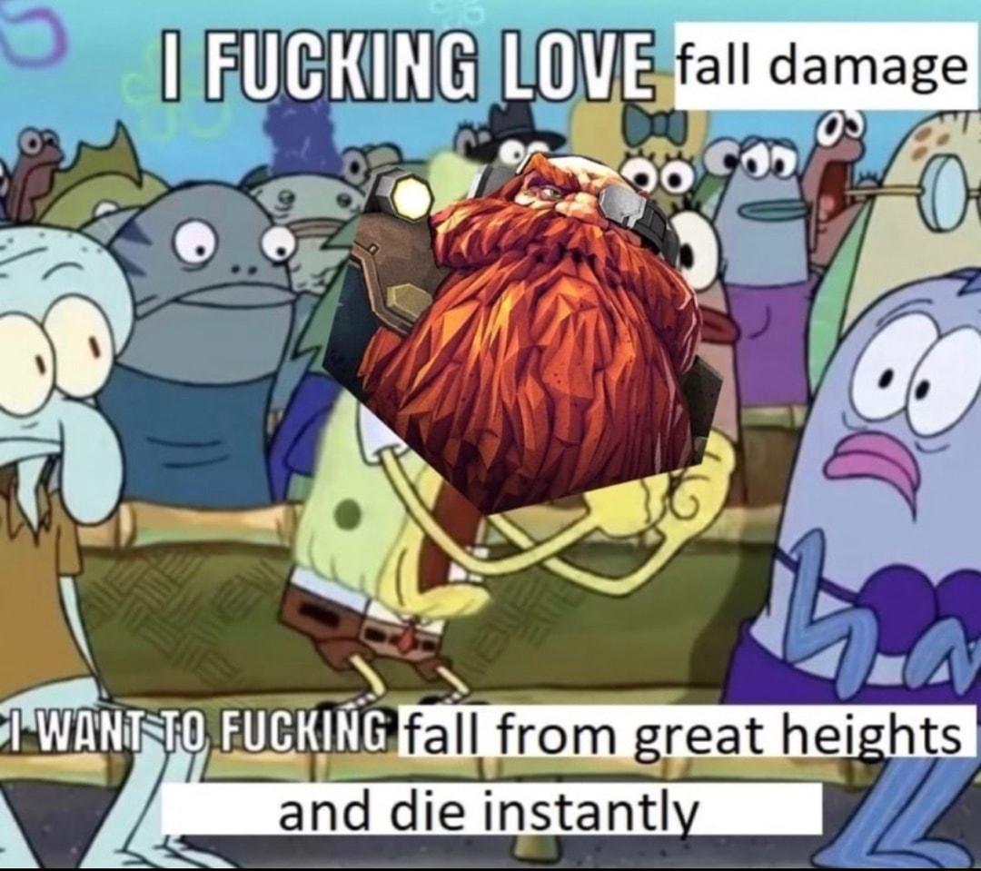 IIFUGKING LUUE fall damage