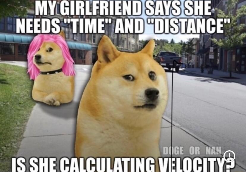 MYGIRLFRIENDISAYSISHE EEDS IIME Allll DISTANCE X s IS SHE CALCULATING VIEIOGITY