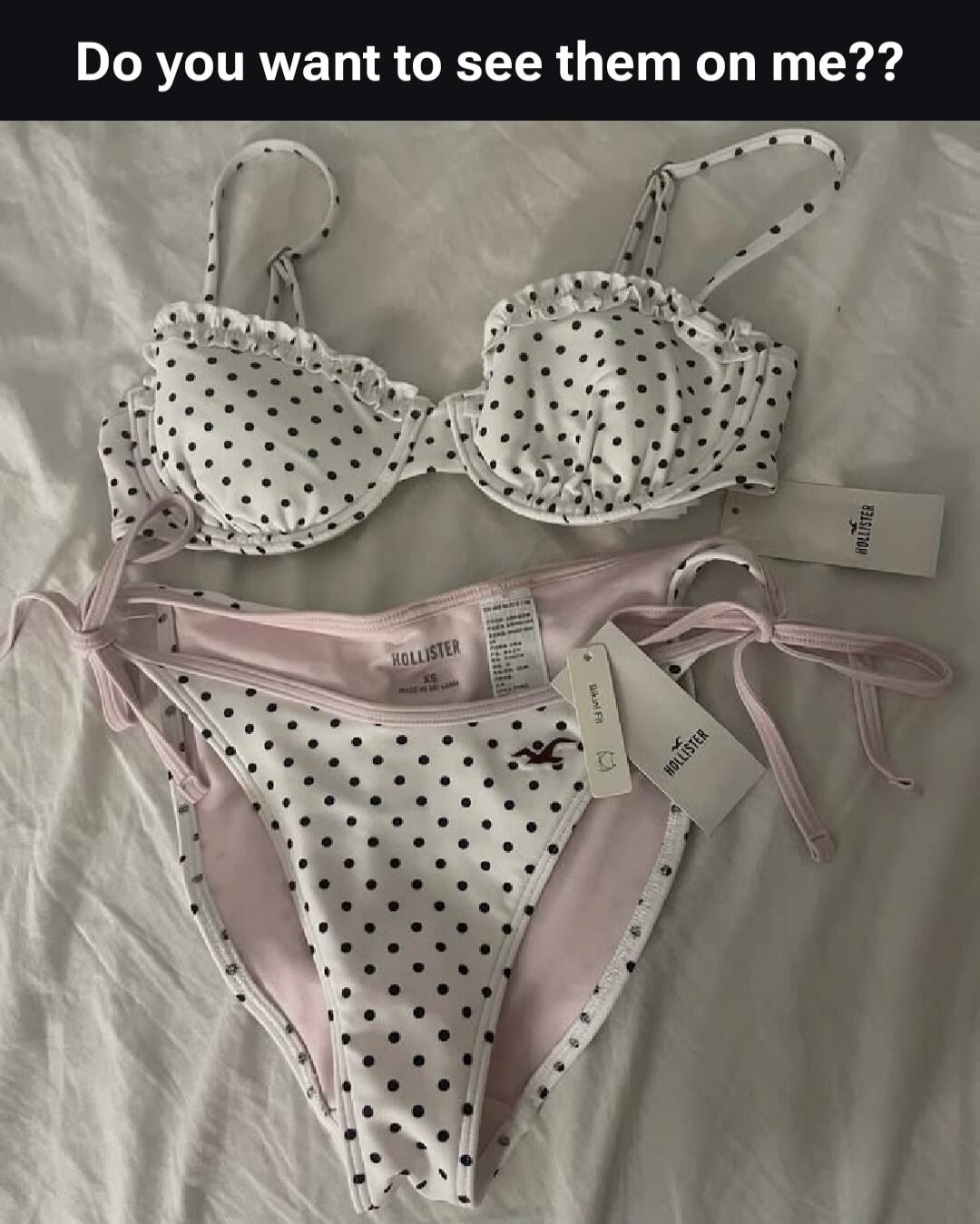 Do you want to see them on me??