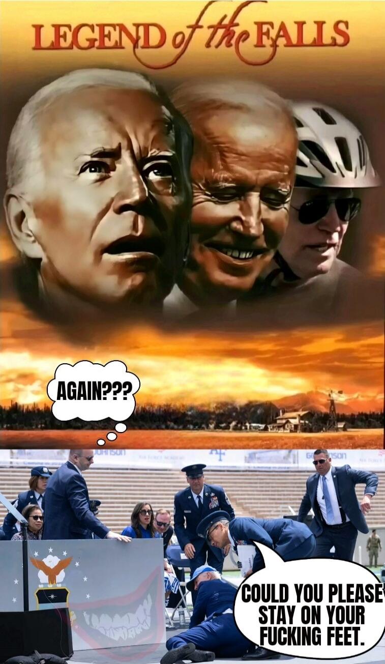 LEGEND of the FALLS
AGAIN???
COULD YOU PLEASE STAY ON YOUR FUCKING FEET.